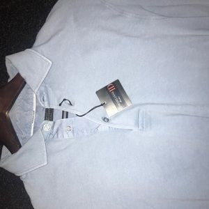 Corneliani Longsleeve Periwinkle Polo